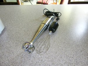 Immersion Blender - If you ever want to make creamy potato soup or butternut soup, this is a must.