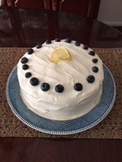 Lemon Blueberry Layer Cake
