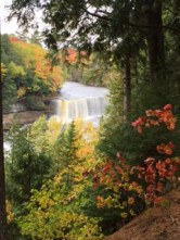 Tahquamenon Falls State Park in the upper peninsula of Michigan