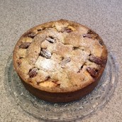 Cranberry-Apple Pie with Pecan Shortbread Crust