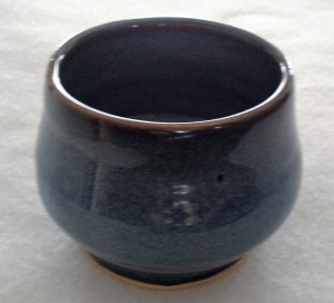 This is one of my favorite glazes. It's called Rutile Blue.